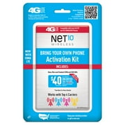 Net10 Wireless $40 Unlimited Talk, Text & Data 30 Days Plan Airtime Card