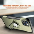 thumbnail image 7 of FIEWESEY for iPhone 13 6.1 Inch Case, Anti-Scratch Shockproof Case 360 Degree Rotation Finger Ring Holder Kickstand [Work with Magnetic Car Mount] for iPhone 13 6.1 Inch(Gold), 7 of 7