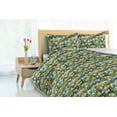 thumbnail image 3 of Ambesonne Tropical Down Alternative Quilt Comforter, Jungle Boho Wild Pineapple, Full, Reseda Green and Hunter Green, 3 of 5