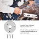 thumbnail image 3 of Placa De Enchufe De Guitarra, Hardware De Repuesto De Placa De Enchufe De Entrada De Salida Redonda Con Tornillos De Montaje Para Bajo, 3 of 8