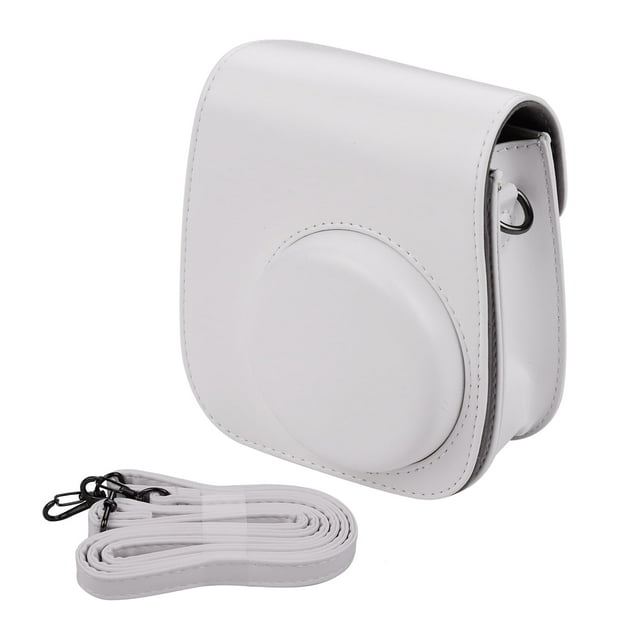 Graflsoa Sac pour Appareil Photo en Cuir PU Élégant avec Sangle Ajustable pour Fujifilm Instax Mini 11 - Léger, Durable, Résistant à l'Eau, Plusieurs Couleurs Offertes