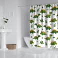 thumbnail image 2 of Green Dinosaurs Classic Ferns Shower Curtain 72"x84" ,Bathroom Decorative Shower Curtains Set with 12 Hooks,Modern Waterproof Washable Shower Curtain, 2 of 6