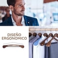 thumbnail image 4 of Set 5 Gancho De Madera Hombro Ancho Para Prendas Pesadas, 4 of 10
