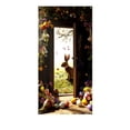 thumbnail image 2 of HaoXun Easter Door Banner and Door Cover - 35.43×70.87 Inch Polyester Spring Decorative Hanging Flag with Rabbits and Easter Egg Print for Easter Front Door Holiday Decorations, 2 of 6