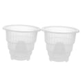 thumbnail image 4 of PTOOTP 2-Pack Breathable Plastic Orchid Pots with Transparent Design for Easy Root Observation and Growth, 4 of 8