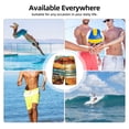 thumbnail image 6 of Uemuo Beach Umbrella Sunset Pattern Mens Swim Trunks Quick Dry Board Shorts with Mesh Lining, Stretch Beach Shorts Quick Dry No-Chafing Board Shorts-X-Large, 6 of 9