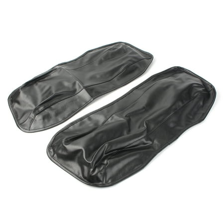 ZS 1 Pair Motorbike Hard Saddlebag Saddle Bag Lid Bra Covers For Harley Davidson Touring 1993-2013