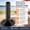 Black-3: Umbrella stand round base, variant on Heavy Duty In-Ground Umbrella Base, Universal Rustproof Steel Ground Stand, Space-Saving Anchor for Outdoor Offset Cantilever & Center Pole Patio Umbrellas