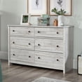 thumbnail image 2 of Pemberly Row 6 Drawers Transitional Engineered Wood Dresser in White, 2 of 10