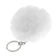 thumbnail image 3 of de Piel de Artificial, Anillode Llave Colgante para Mujer Chica Accesorios de Teléfono Coche Bolsos Blanco Salvador Llavero bola de piel, 3 of 6