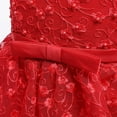 thumbnail image 6 of KAUOD Toddler Baby Girls Wedding Sequins Dress Ruffles Lace Tulle Sleeveless Formal Dresses for Birthday Party Glitter Skirts, 6 of 9