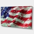 thumbnail image 3 of Designart USA Flag Abstract Art Canvas Wall Art, 3 of 4
