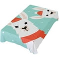 thumbnail image 2 of GZHJMY Christmas with Llama Rectangle Tablecloth for Kitchen Dining Room Party Table Cover Home Decor 60"(W) x 108"(L), 2 of 7