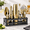 Gold/Black-28oz Boston Shaker, variant on Mixology Bartender Kit Bar Set | 16-piece Cocktail Shaker Martini Barware Mixing Tools For Home Bartending Incl. 35 Recipe Cards G