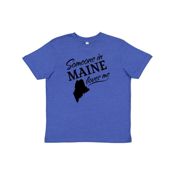 Inktastic Someone in Maine Loves Me Youth T-Shirt