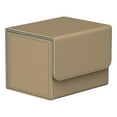 thumbnail image 1 of Sturdy Card Deck Box Storage Organizer Holder Closure Collectible Side-Loading Holds Display Standard Game Card for TCG , Brown, 1 of 8
