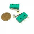 thumbnail image 2 of 5x Roller Limit Switch Lever Hinge Micro SPDT AC 125V/250V DC 12V Small Green, 2 of 9
