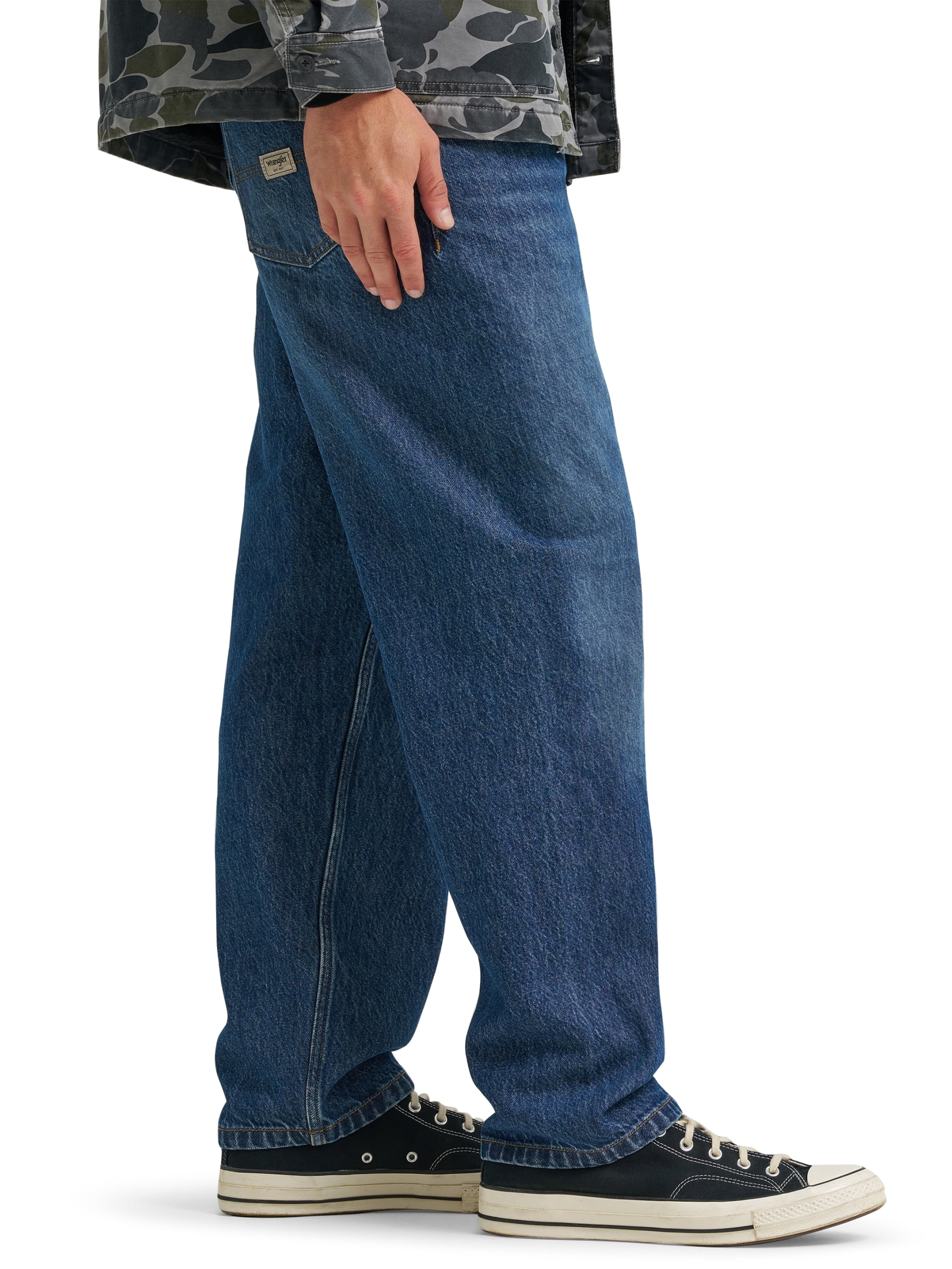 Wrangler® Men's Relaxed Fit Denim Saddle Jeans