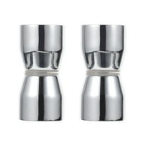 FUTUREORYY 2Pcs Silver Shower Door Handle for Bathroom Glass Doors and Home Use Durable