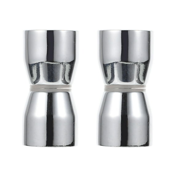 FUTUREORYY 2Pcs Silver Shower Door Handle for Bathroom Glass Doors and Home Use Durable