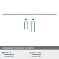thumbnail image 5 of Amerock Bar Pulls 16-3/8 inch (416mm) Center-to-Center Satin Nickel Cabinet Pull, 5 of 8