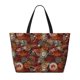 thumbnail image 2 of Fotbe Coffee Stamp Bolsa de Viaje para Playa - Resistente al Agua, Bolsa Tote de Gran Capacidad y Ligera con 7 Bolsillos para Mujeres y Hombres, 2 of 7
