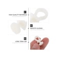 thumbnail image 1 of 1 Ensemble Rouleaux de Rideaux en Plastique Durable Multifonctionnel Roues de Rideaux Poulie, 1 of 6