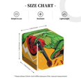 thumbnail image 4 of Kdxio Cool Dinosaur Playing Guitar Print Tissue Box Cover,Square Decorative PU Leather Facial Paper Case Organizer Holder Dispenser for Bathroom,Night Stands,Desk,Car 5.2''X5.2''X5.2'', 4 of 8