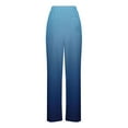 thumbnail image 4 of Women's Fleece Pajama Pants Casual Loose Drawstring Elastic High Waist Straight Leg Comfy Soft Lounge Pant with Pockets (S, Navy), 4 of 8