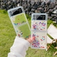 thumbnail image 6 of for Samsung Galaxy Z Flip 3 Glitter Case for Girls Women Liquid Bling Sparkle Luxury Flowing Floating Quicksand Soft TPU Clear Case for Samsung Galaxy Z Flip 3 5G 2021, 6 of 14
