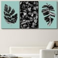 thumbnail image 1 of PixonSign Canvas Print Wall Art Set Jungle Leaf & Vine Display Floral Wilderness Photography Modern Art Rustic Relax/Calm Multicolor Black and White for Living Room, Bedroom, Office - 16"x24"x3, 1 of 5