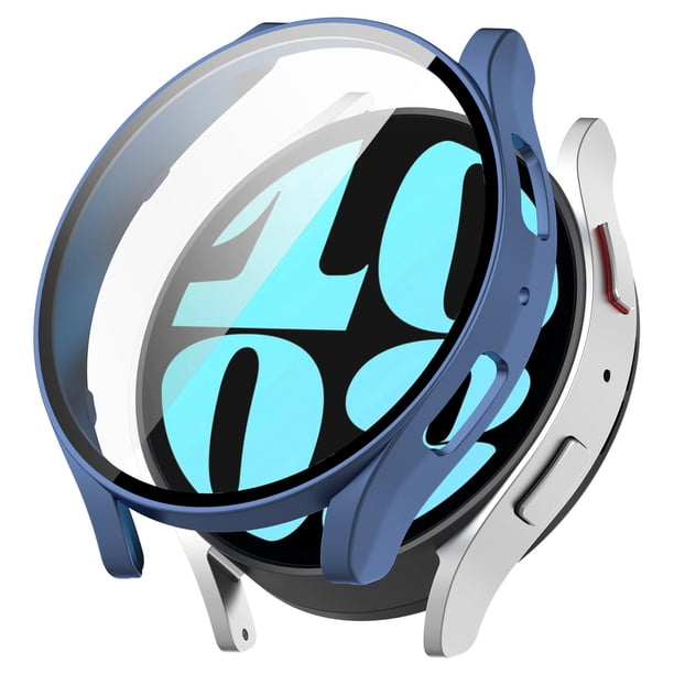 【40mm】PC duradero con protector de pantalla de vidrio templado integrado para Watch 6