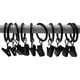 thumbnail image 3 of 84 Paquetes de Anillos para Cortinas, con Clips, Cortinas Decorativas, óXido, Retro, 1 Pulgada, Diámetro Interior, Negro, 3 of 5