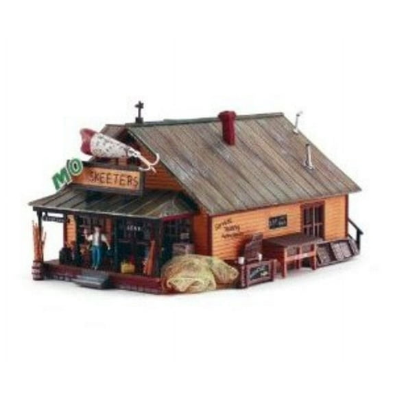 Woodland Scenics HO Built-Up Mo Skeeters' Bait & Tackle WOOBR5047 HO Buildings
