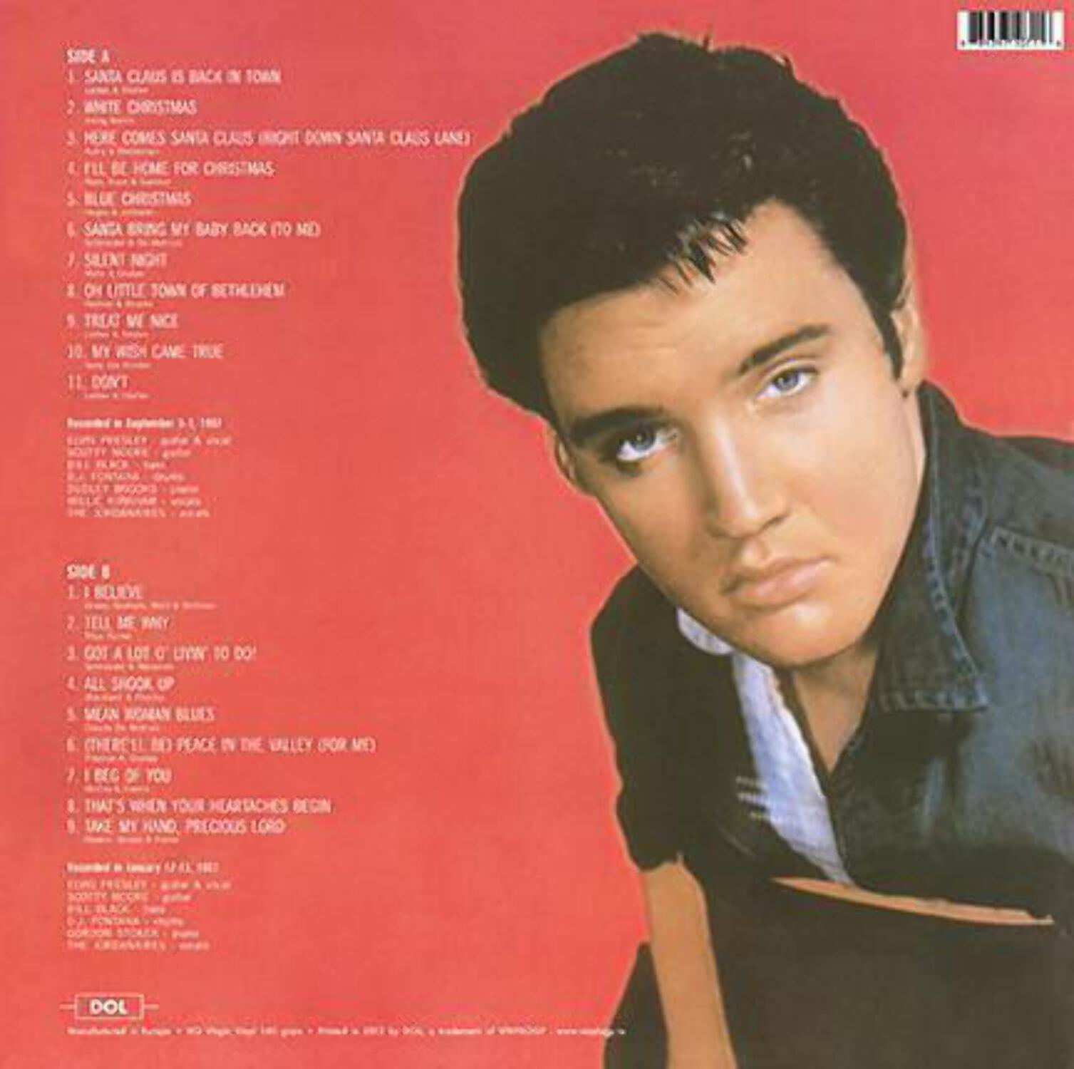 ELVIS PRESLEY - THE CHRISTMAS ALBUM - COLOUR VINYL