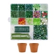 thumbnail image 1 of 5422 Pcs Beaded Plant Kit Forever Plant Kit Green Glass Beads for Plant Making,Green Beads for Beaded Plants with Video Tutorials,Forever Plant Beads Leaf Bead for Jewelry Making DIY Craft, 1 of 9