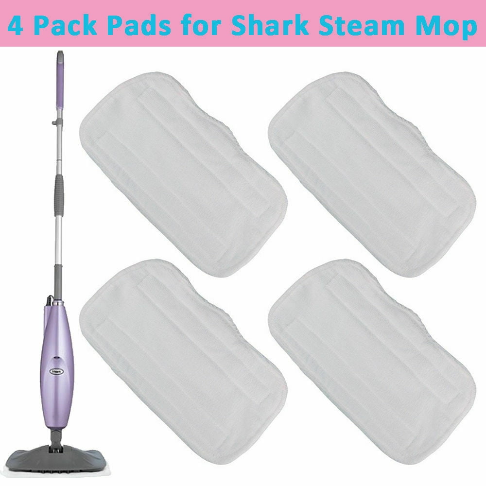 Clean Co Steam Mop Pads for Euro Pro Shark Microfiber Pad Replacement S3101 x4 