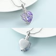 thumbnail image 5 of Crystal Heart with Tree of Life Necklace Urns for Cremation Ashes Holder Memorial Jewelry, 5 of 6