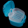 thumbnail image 3 of MesaSe  Denture Bath Box Case Dental False Teeth Storage Box with Hanging Net Container, 3 of 7