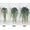 thumbnail image 3 of Artificial Hanging Plants Artificial Fall Flowers Faux Autumn Plants Faux Hanging Plants Artificial Plants UV Resistant Fake for Indoor Outdoors Fake Plants for Home Garden Party Bedroom(Salmon), 3 of 4