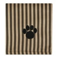 thumbnail image 3 of Brown Stripe Embroidered Paw Pet Towel, 3 of 5