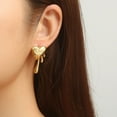 thumbnail image 3 of DESIGNICE Earrings, Earrings For Women,Stylish Gold Earrings,Thick Open Lightweight Hypoallergenic Twisted Earrings, 3 of 6