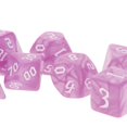 thumbnail image 3 of 7 unids/set de dados poliédricos acrílicos, diferentes dispositivos multifacéticos grabados digitales, regalos de juego de rompecabezas portátiles div Púrpura Baoblaze Dados digitales, 3 of 8