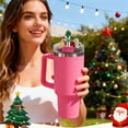 thumbnail image 6 of LmnLft Christmas Straw Cap Accessories, Reusable Holiday Straw Stopper Set, Seasonal Drinkware Decorations for Stanley Tumblers, 6 of 6