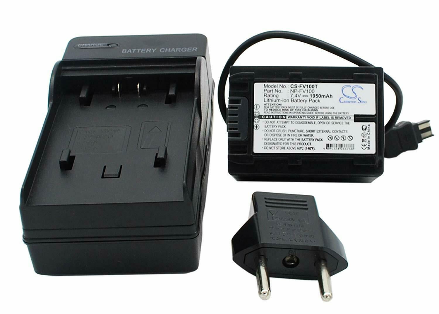 DCR-SR68E DCR-SR78 DCR-SR88E 2200mAh DCR-SR68R DCR-SR60 DCR-SR62 DCR-SR68 HSDZ Battery Suitable for Sony DCR-SR100 DCR-SR68E//S DCR-SR88 DCR-SR300