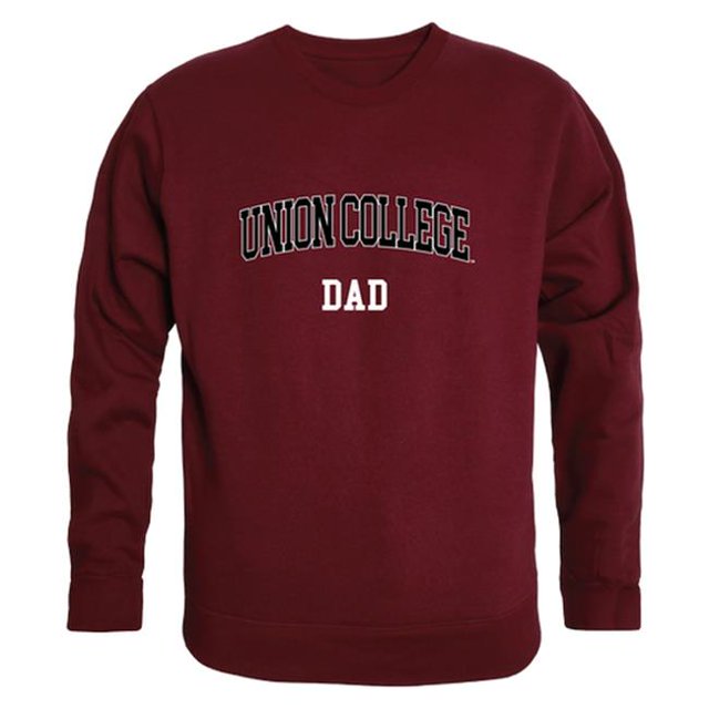 W Republic 562-461-MAR-03 Chandail en Molleton Col Rond pour Hommes Union College Papa, Marron - Large