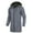Charcoal Grey, variant on COOFANDY Men's Long Raincoat With Hood Rain Jacket Men Waterproof Jackets With Pockets