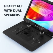 17.9 Portable DVD Player-With 15.6 HD Swivel Screen,, 6 Hours Rechargeable Battery, Support CD/DVD/USB/SD Card/Sync TV,Car Charger