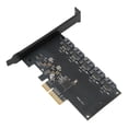 thumbnail image 2 of Tarjeta Adaptadora, Tarjeta Controladora PCIE Compatible Con Múltiples Sistemas PCIE 4X A 5 Puertos SATA3.0 Para Linux Para Windows Para OS X Cergrey Computer Accessories, 2 of 8