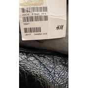 H&M Women's Black Back Zip Straight & Pencil Short Skirt Size 12